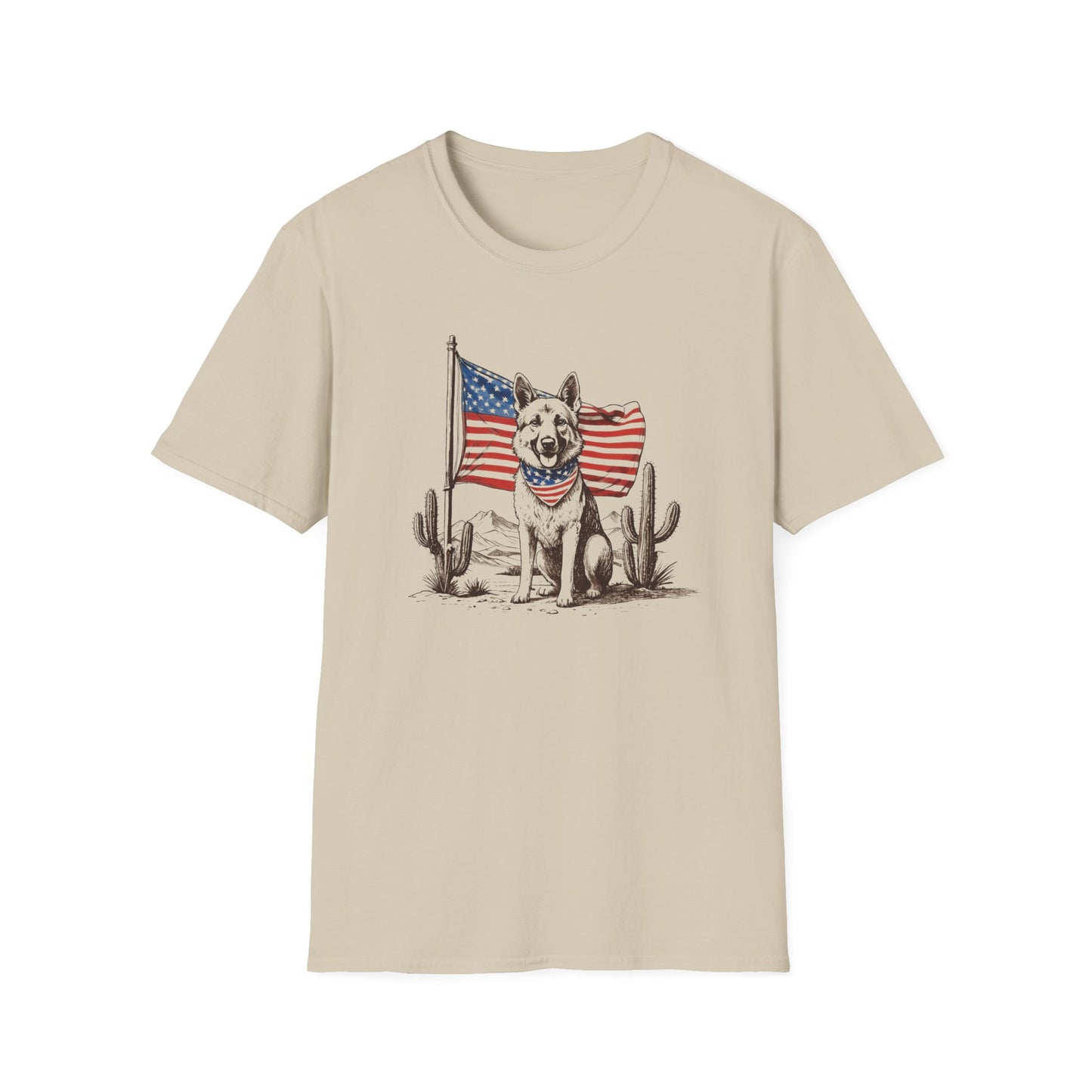 Patriotic German Shepherd