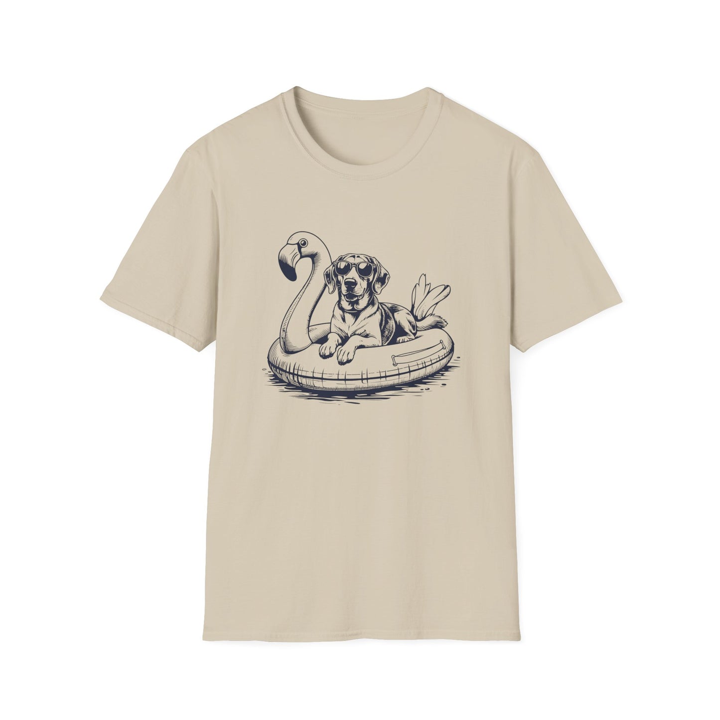 Beagle Summer Flamingo T-shirt