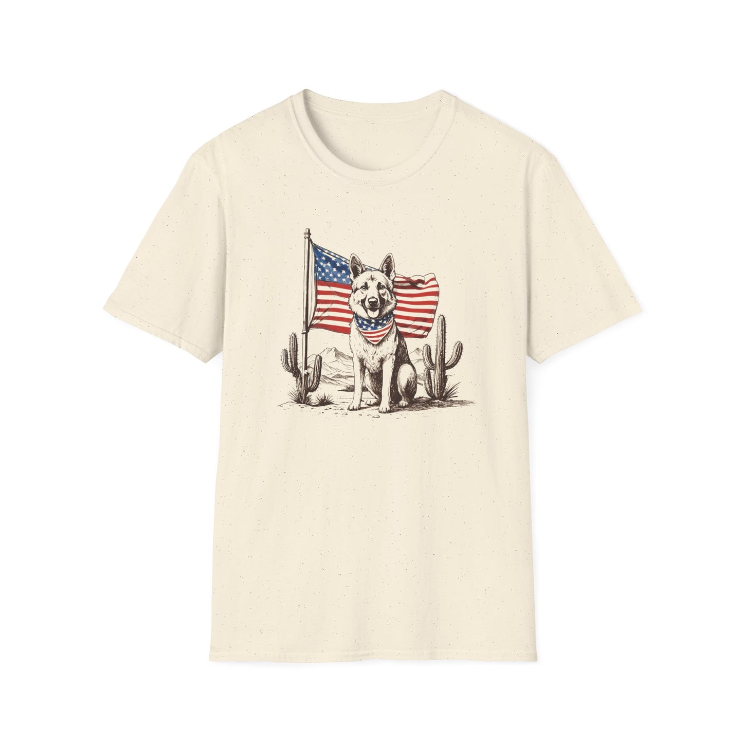 Patriotic German Shepherd