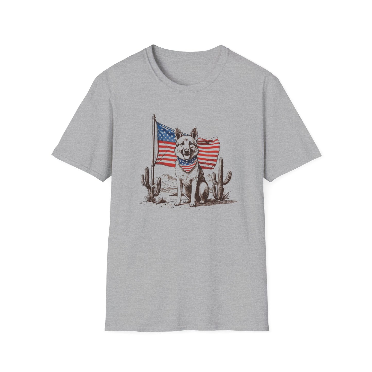 Patriotic German Shepherd