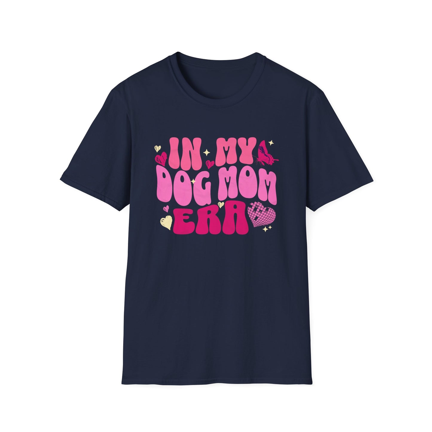 In My Dog Mom Era T-Shirt – Trendy Pet Lover Tee for Women, Aesthetic Dog Lover Gift, Cute Dog Mom Graphic Shirt