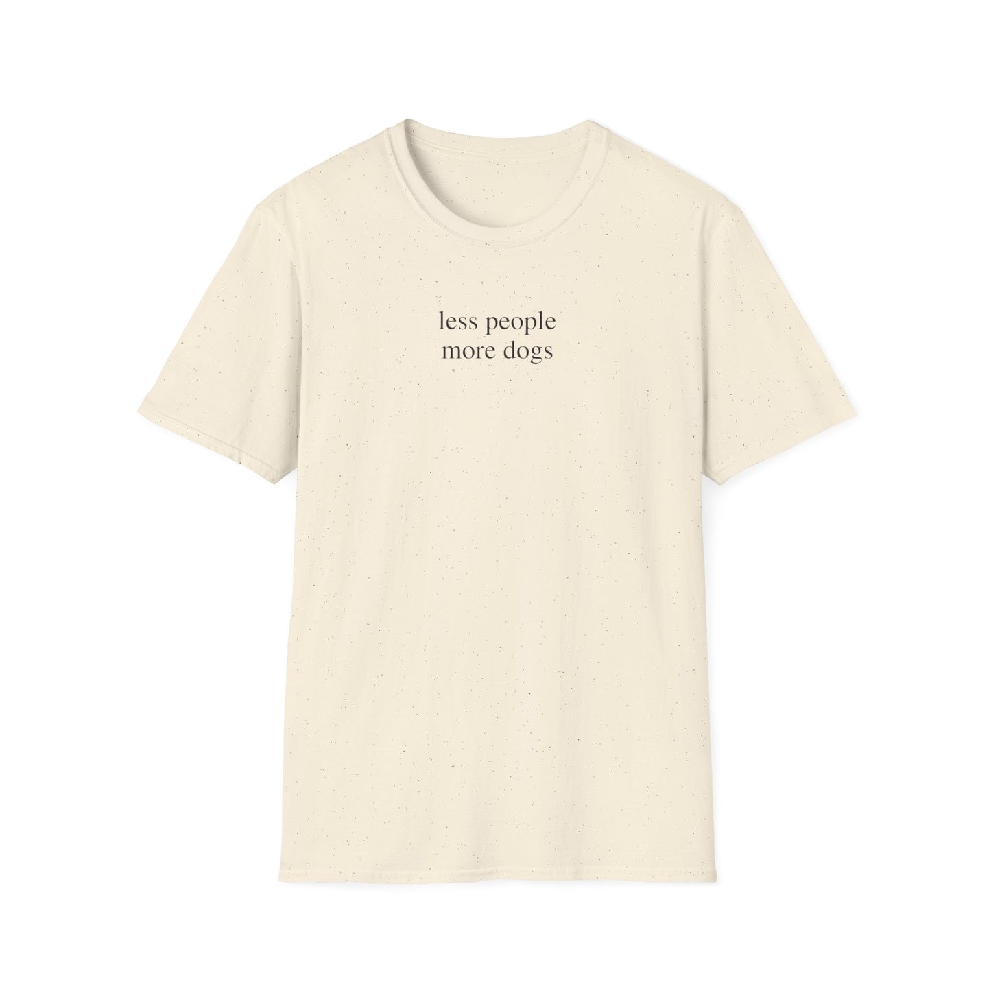 Less People More Dogs T-Shirt for Dog Lovers – Funny Graphic Tee Gift for Dog Moms and Pet Parents