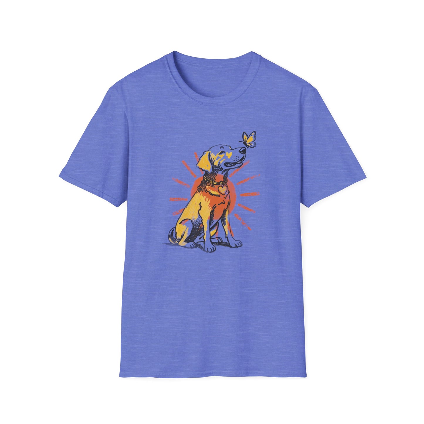 Happy Sunshine Dog T-Shirt – Cute Aesthetic Pet Lover Tee, Cheerful Graphic T-Shirt, Dog Owner Gift