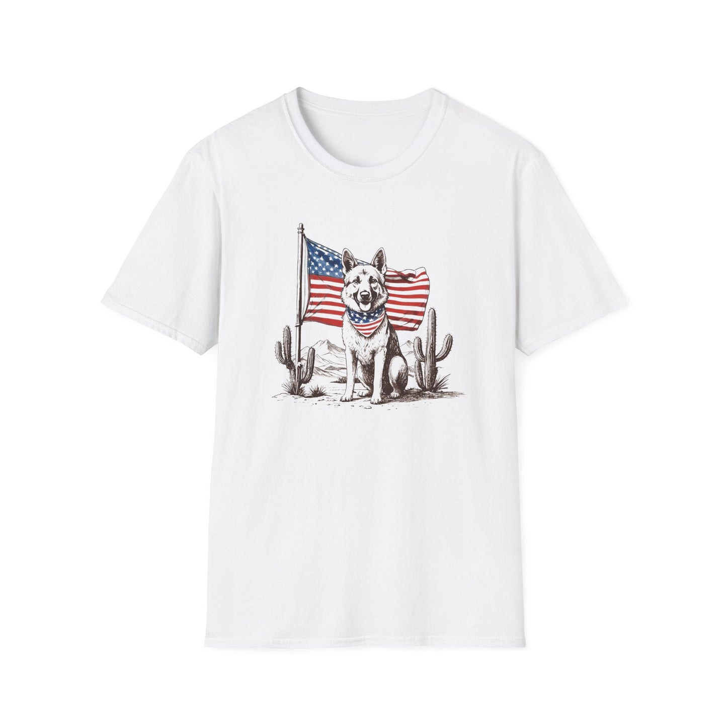 Patriotic German Shepherd