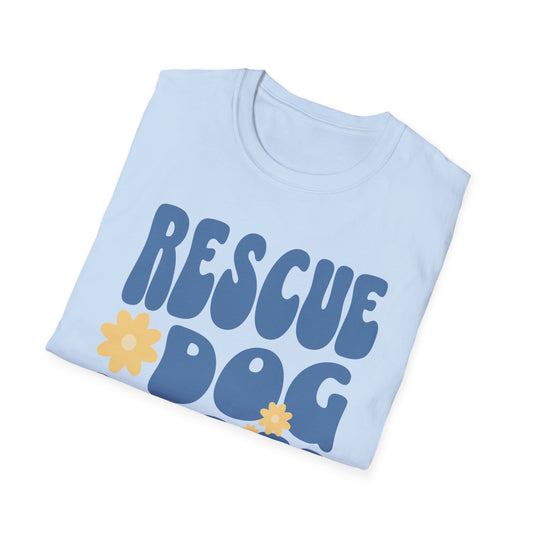 Rescue Dog Mom T-Shirt – Adopt Don’t Shop Retro Tee for Women, Shelter Dog Mom Gift, Dog Lover Shirt for Pet Parents