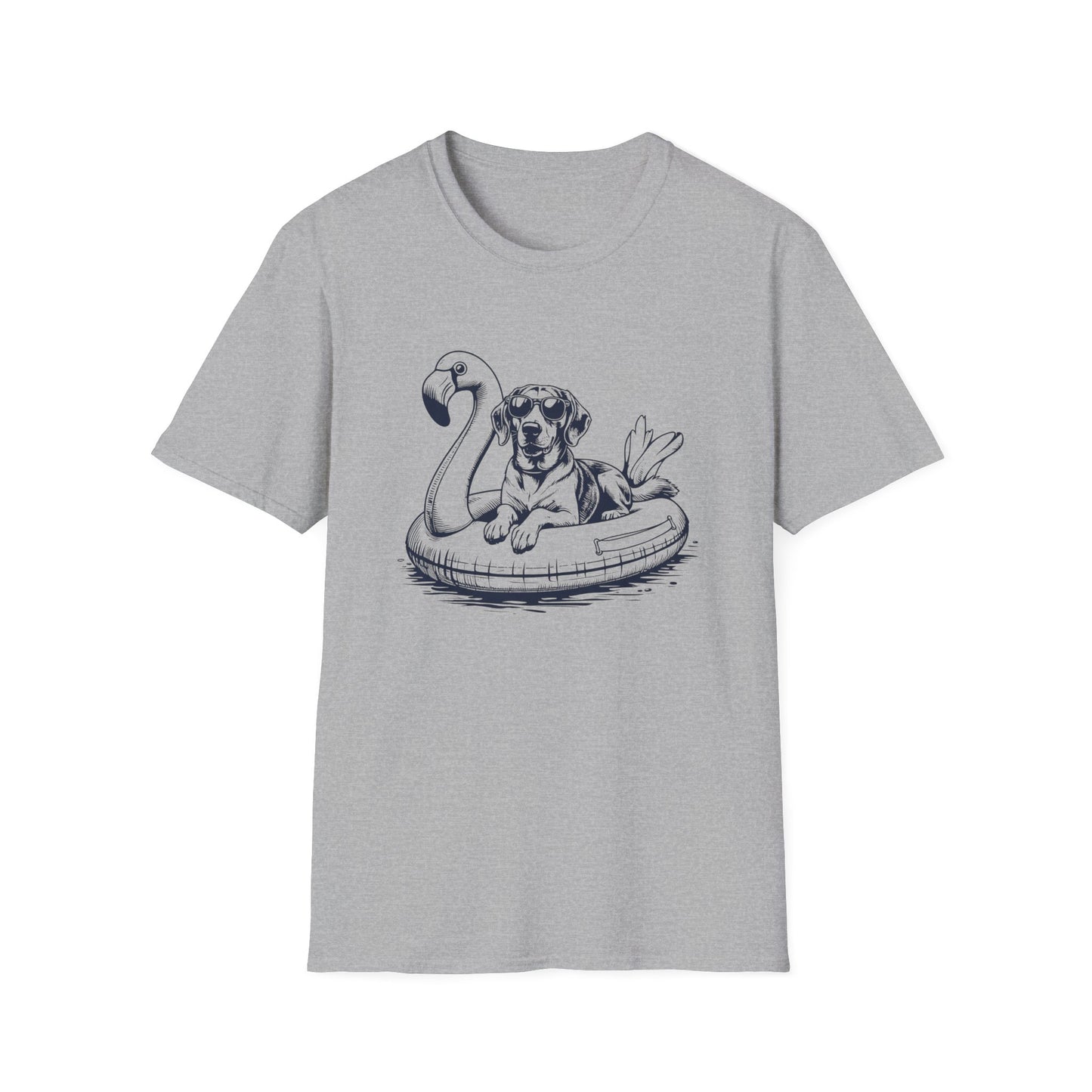 Beagle Summer Flamingo T-shirt