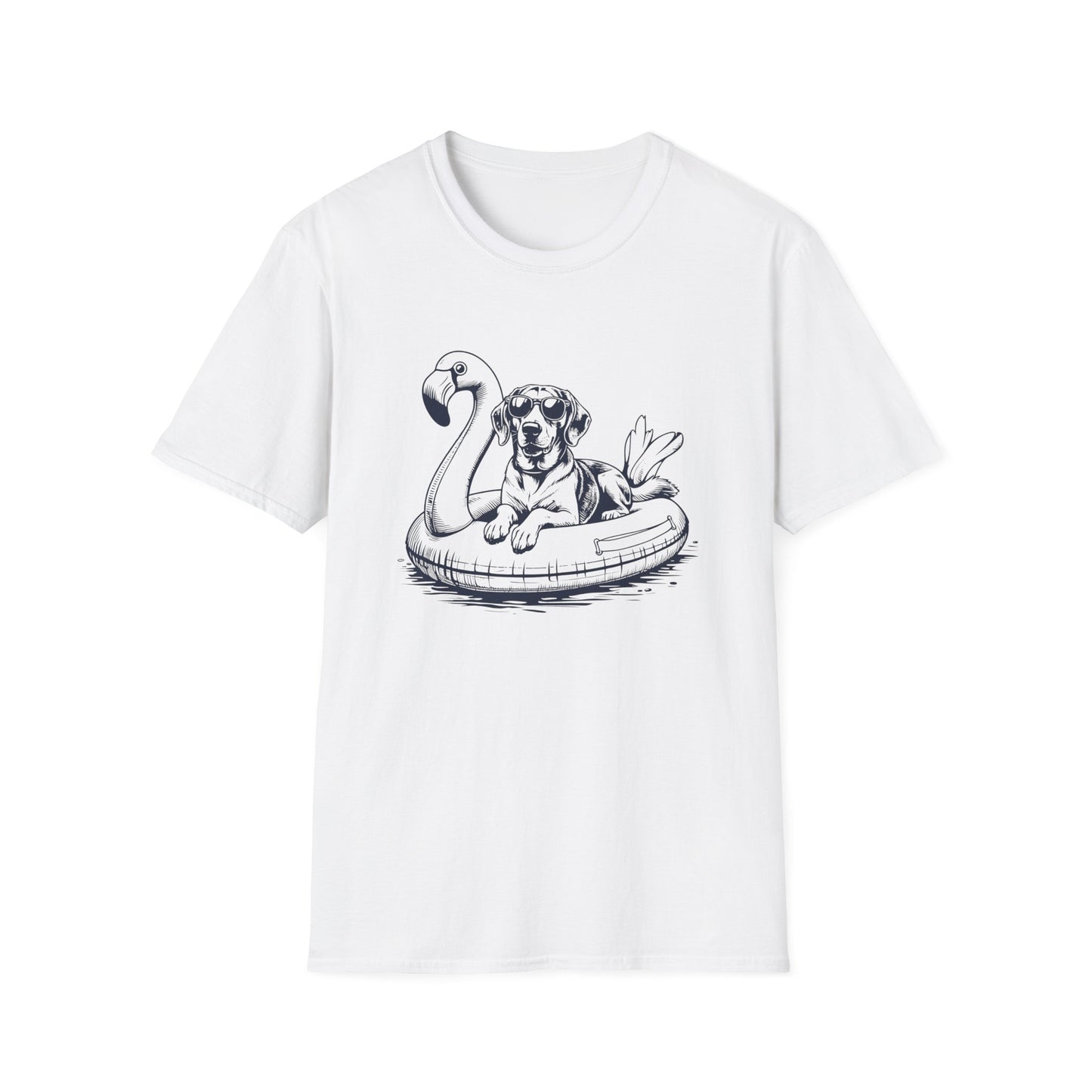 Beagle Summer Flamingo T-shirt