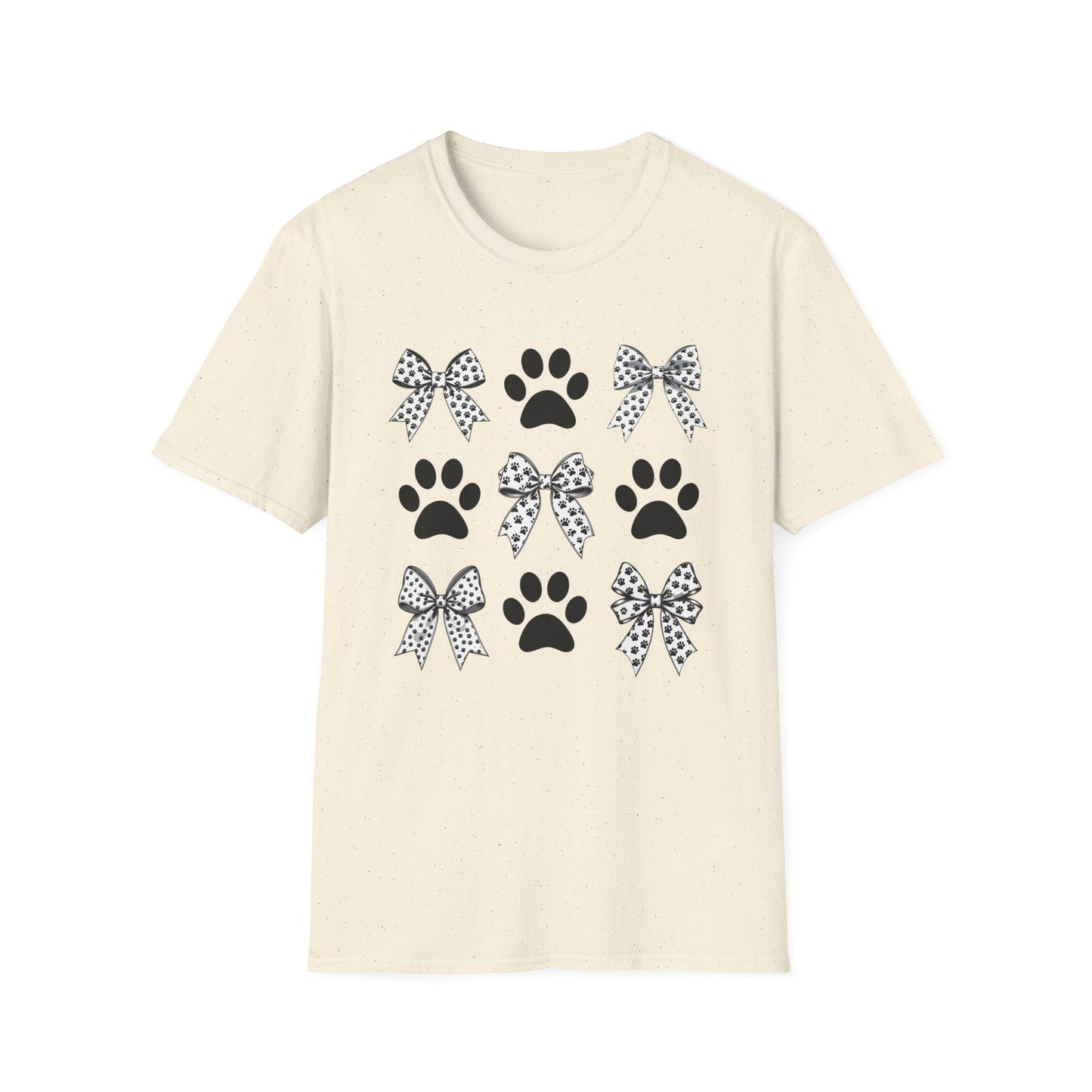 Paw Prints and Bows T-Shirt – Coquette Aesthetic Dog Mom Tee