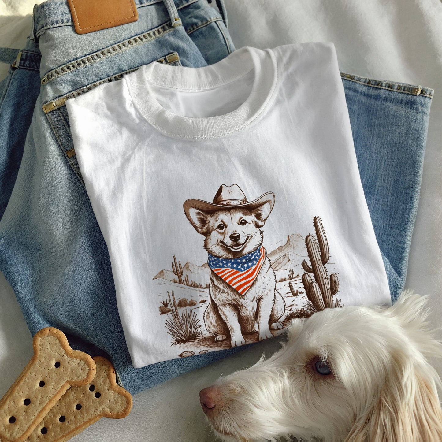 Patriotic Corgi