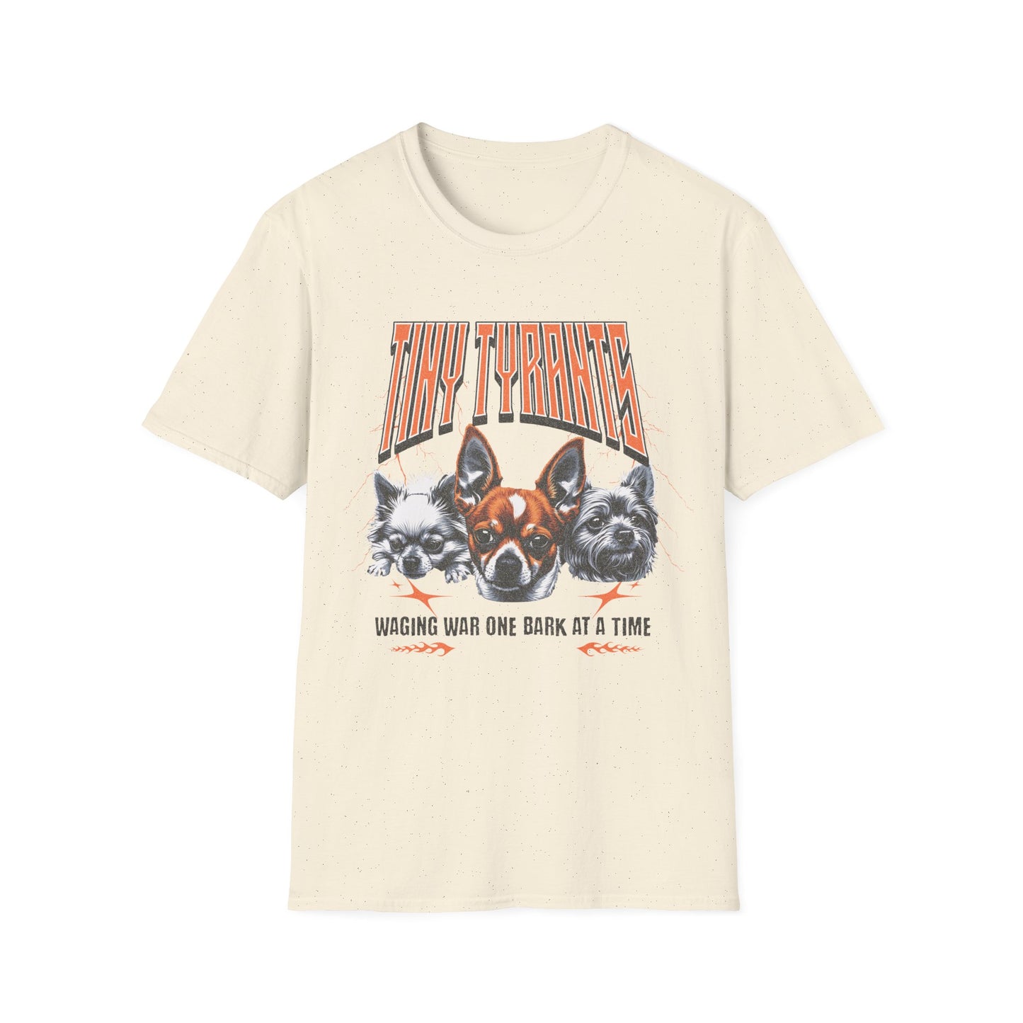 Tiny Tyrants Small Dog T-Shirt – Funny Dog Tshirt, Chihuahua & Yorkie & Pomeranian Pet Lover Tee, Small Dog Attitude, Hilarious Small Dog Gift