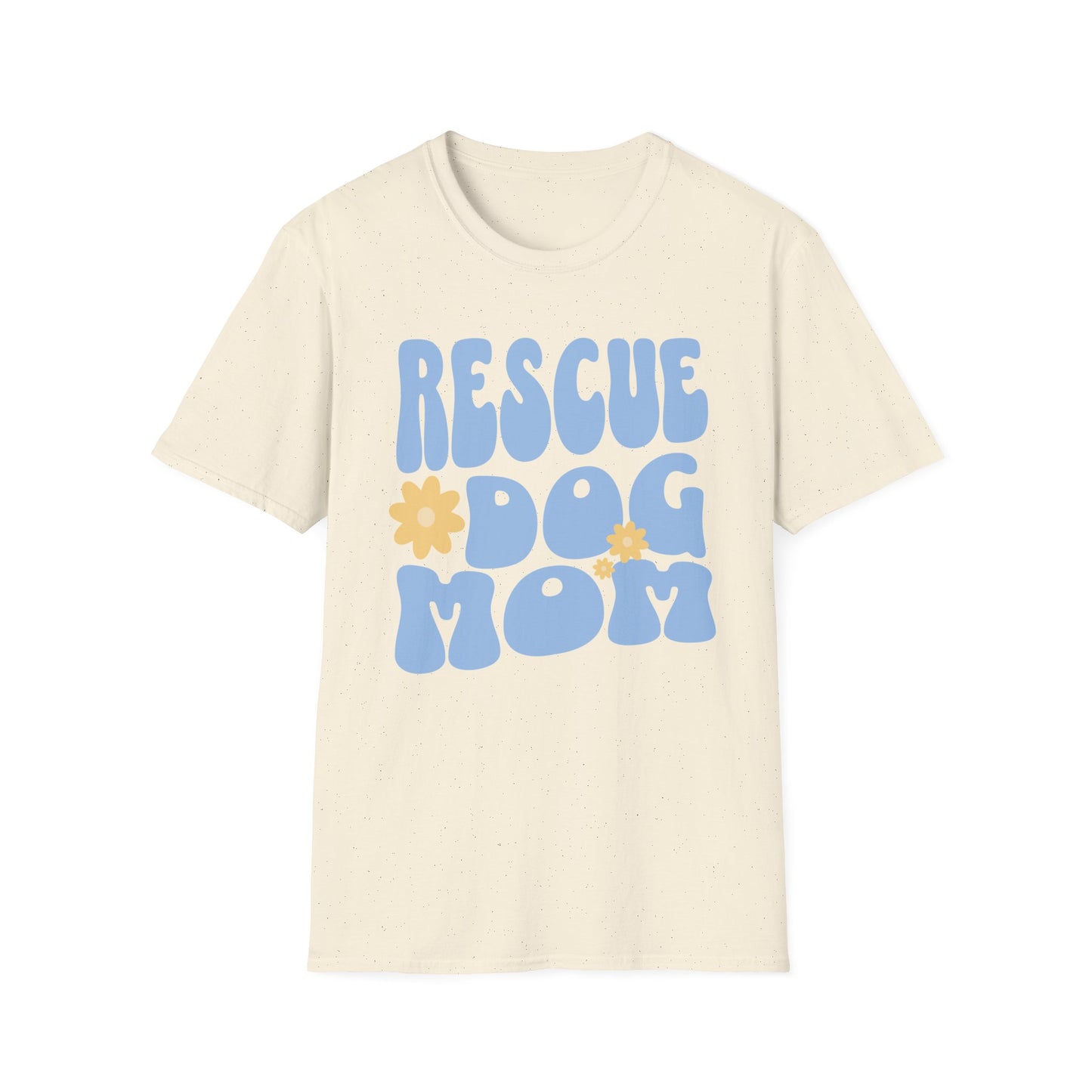 Rescue Dog Mom T-Shirt – Adopt Don’t Shop Retro Tee for Women, Shelter Dog Mom Gift, Dog Lover Shirt for Pet Parents