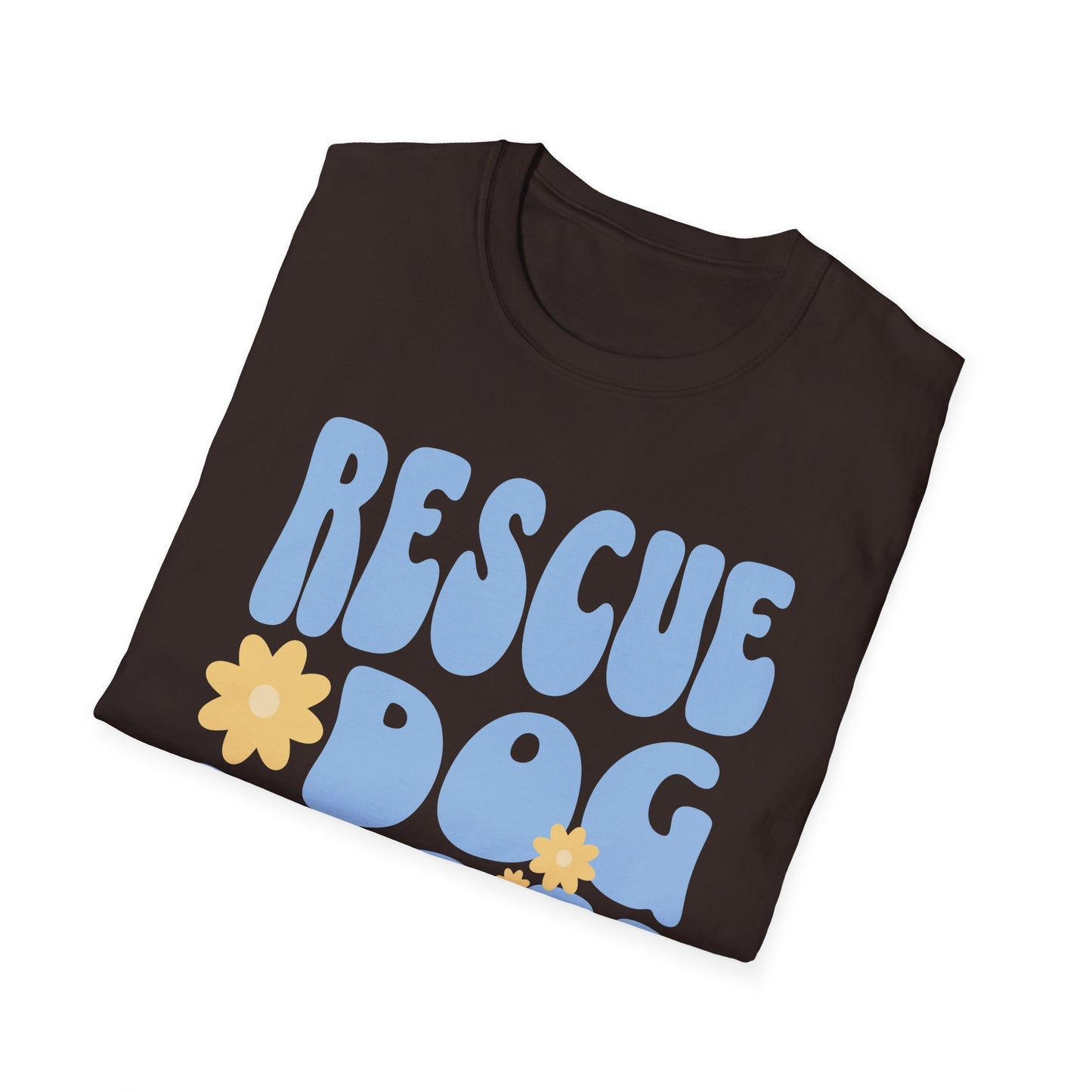 Rescue Dog Mom T-Shirt – Adopt Don’t Shop Retro Tee for Women, Shelter Dog Mom Gift, Dog Lover Shirt for Pet Parents