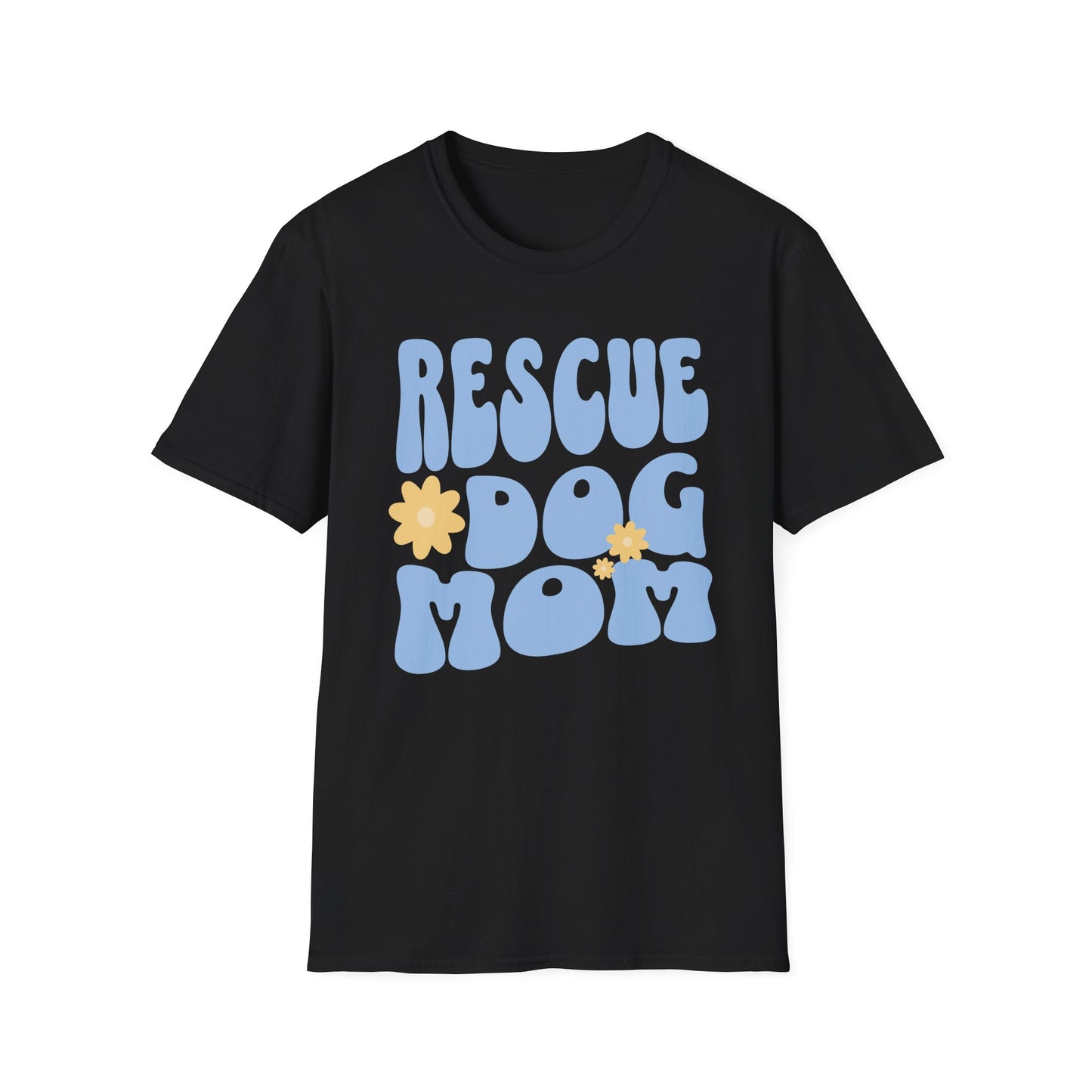Rescue Dog Mom T-Shirt – Adopt Don’t Shop Retro Tee for Women, Shelter Dog Mom Gift, Dog Lover Shirt for Pet Parents