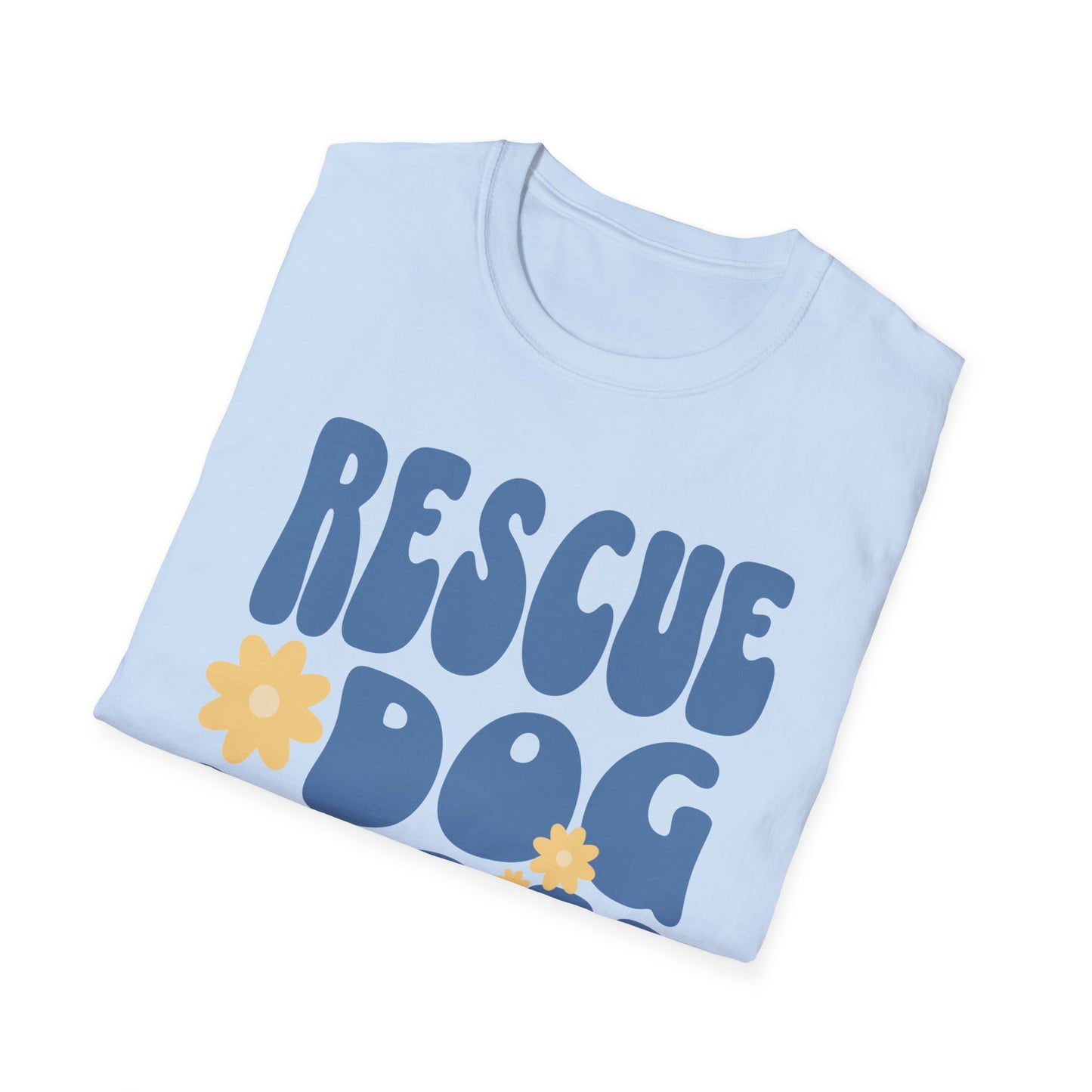 Rescue Dog Mom T-Shirt – Adopt Don’t Shop Retro Tee for Women, Shelter Dog Mom Gift, Dog Lover Shirt for Pet Parents