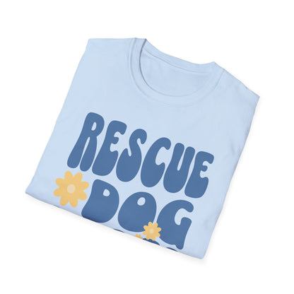 Rescue Dog Mom T-Shirt – Adopt Don’t Shop Retro Tee for Women, Shelter Dog Mom Gift, Dog Lover Shirt for Pet Parents