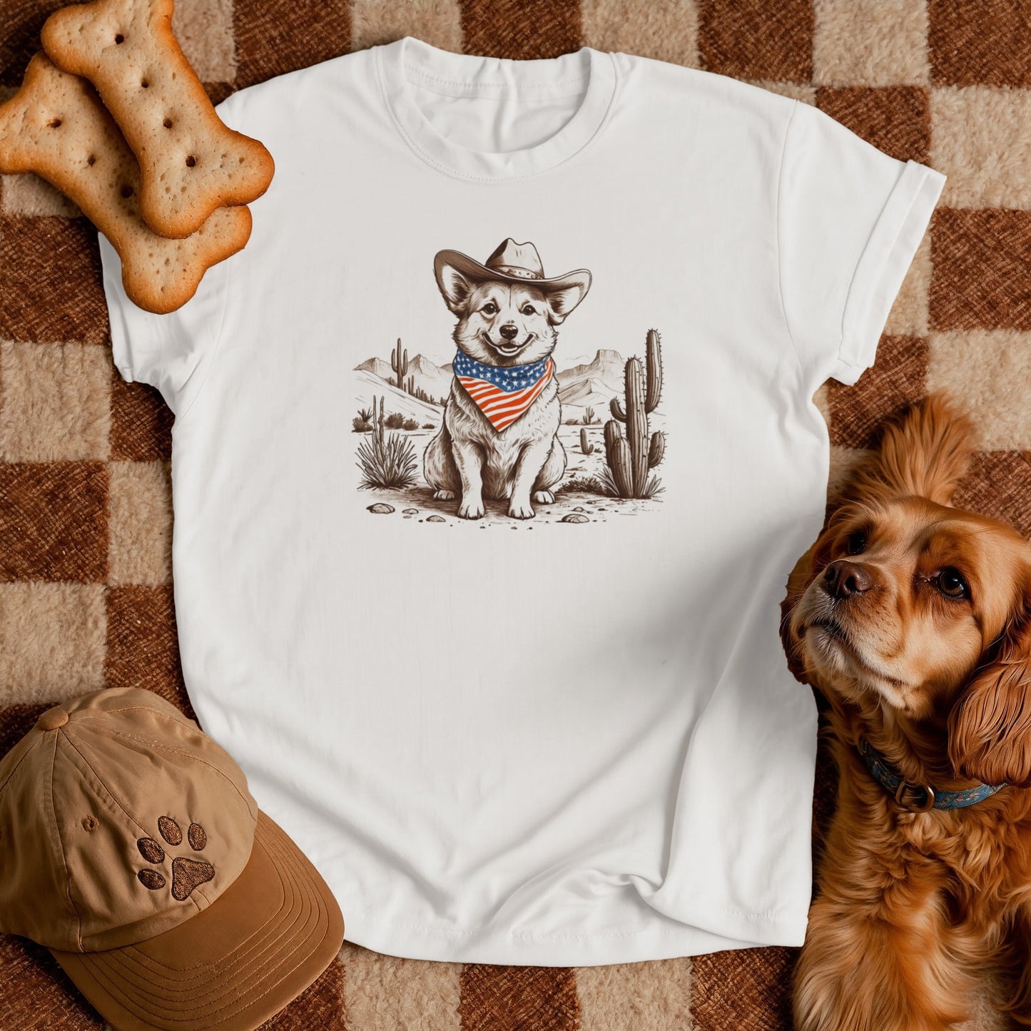 Patriotic Corgi